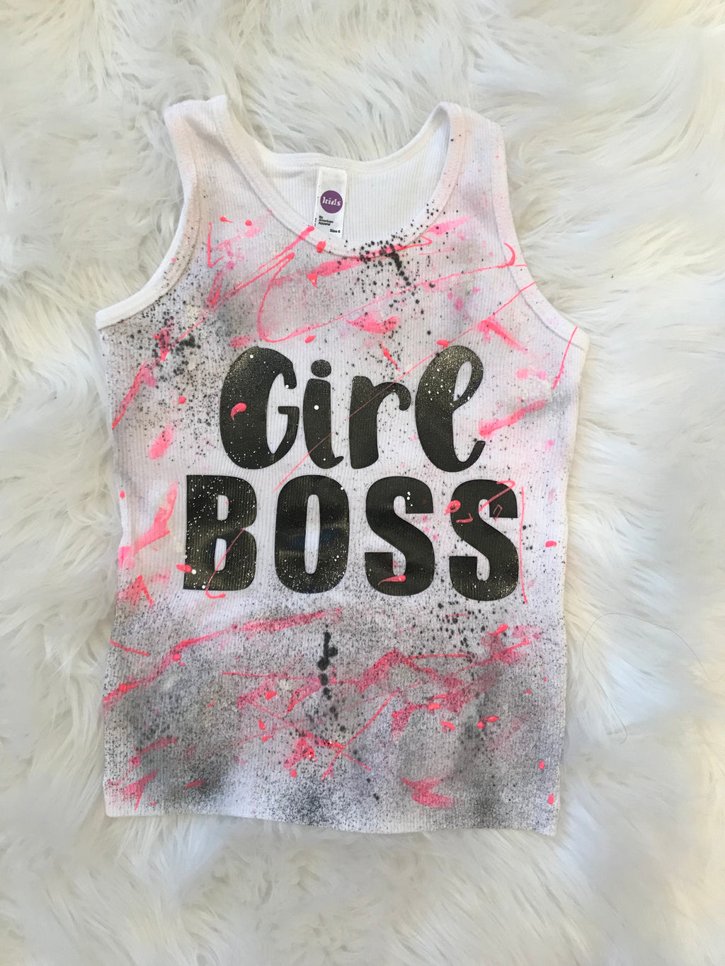 Girl Boss Splatter Tank